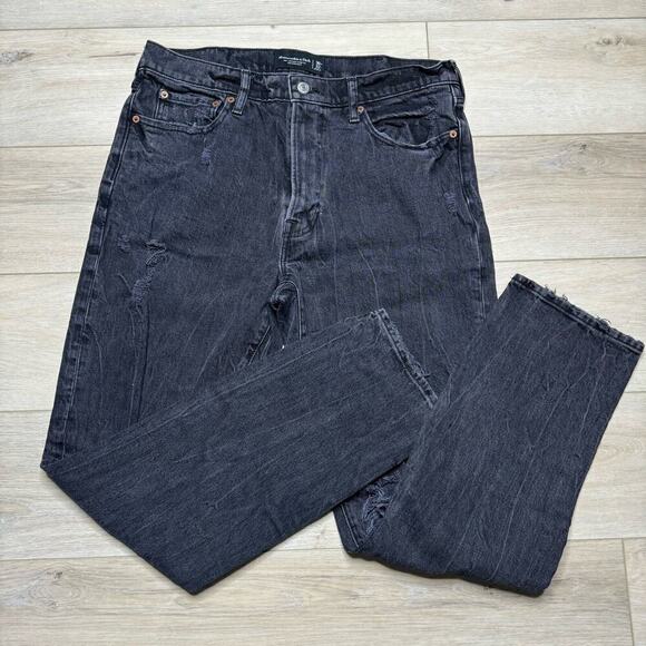 Abercrombie & Fitch Other - Abercrombie & Fitch Vintage Stretch 90s Straight Jean Mens Size 36x32 Black